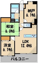 コスモ志村坂上パークビューの物件間取画像